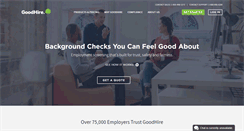Desktop Screenshot of goodhire.com